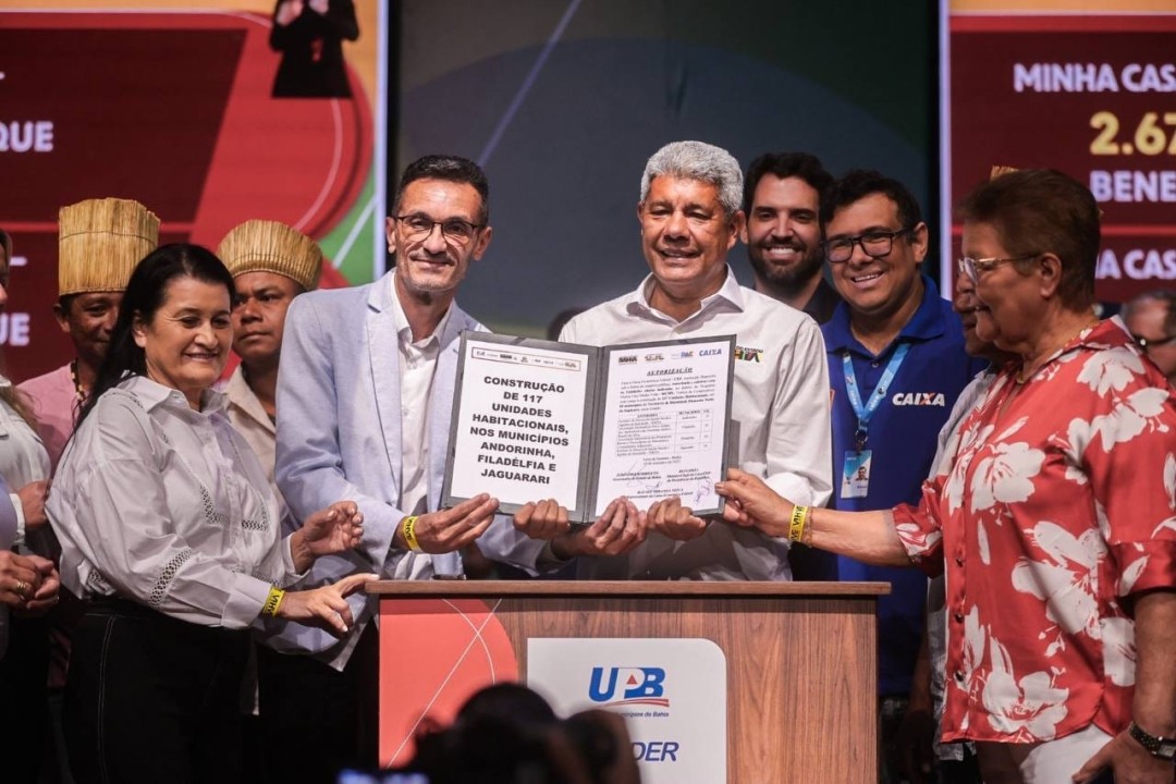 Jaguarari presente no lançamento do Minha Casa, Minha Vida em Feira de Santana