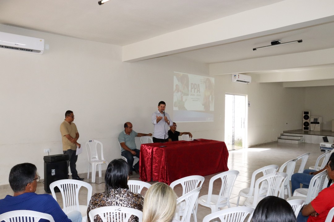 Prefeitura e moradores de Jaguarari discutem metas do Plano Plurianual 2026/2029