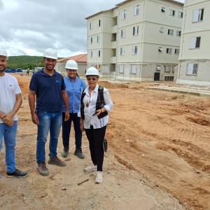 Prefeitura acompanha andamento do Residencial Jaguarari I em visita técnica ao empreendimento